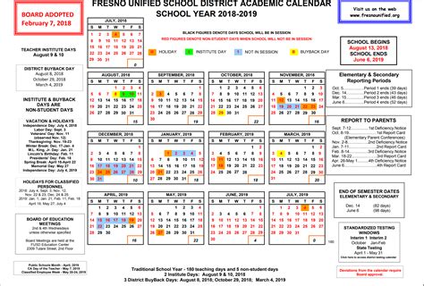 fresno unified schedule|fresno unified calendar 2023 2024.